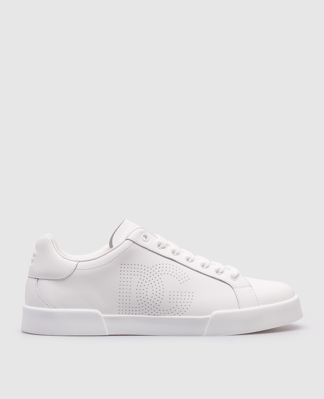 

White leather sneakers with DG logo Dolce&Gabbana