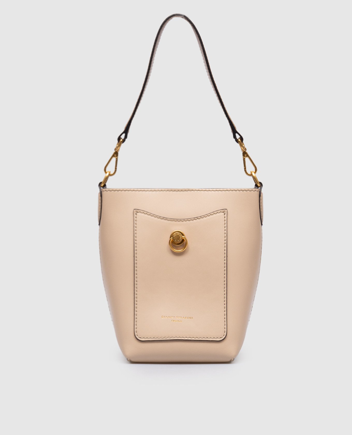 

Beige leather bag becket bag Rubina Gianni Chiarini