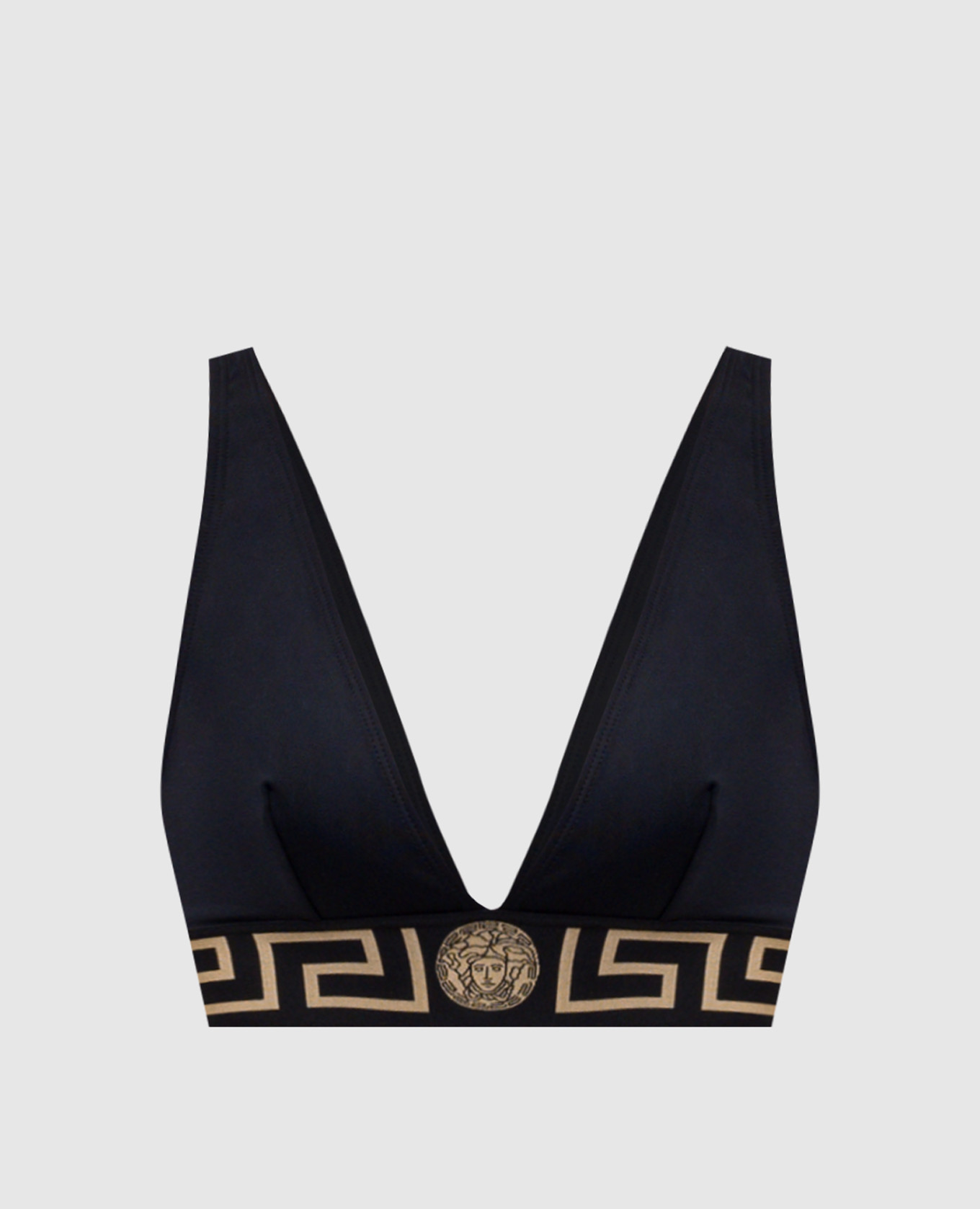 

Black Greca swimsuit top Versace