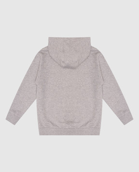 Versace Children's gray hoodie with logo 10206441A14889