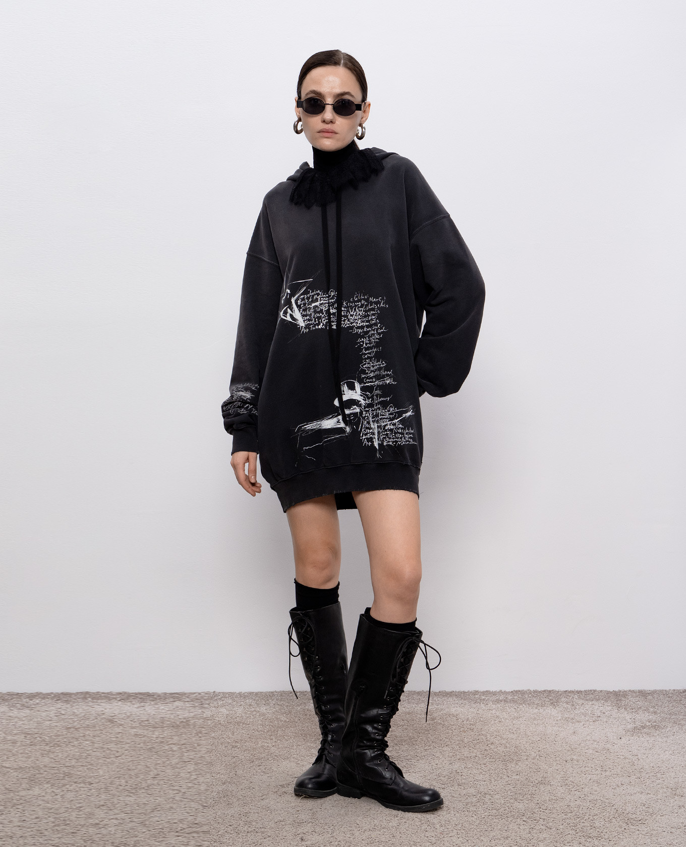 

Annemarie grey vintage hoodie Ann Demeulemeester