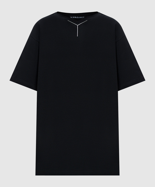 Y/PROJECT YクロムクルネックTシャツ 204TS006 J135OPTICWHITE Y/Project Y Chrome T-shirt 204TS006.J135-OPTIC WHITE | IlDuomo