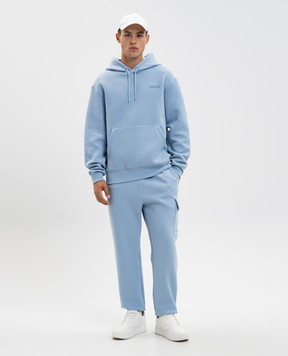 Mackage KRYSTIAN blue melange hoodie KRYSTIAN
