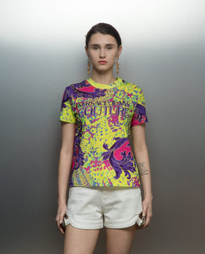 Versace Jeans Couture T-shirt with Animalier print 76HAH6P3JS350