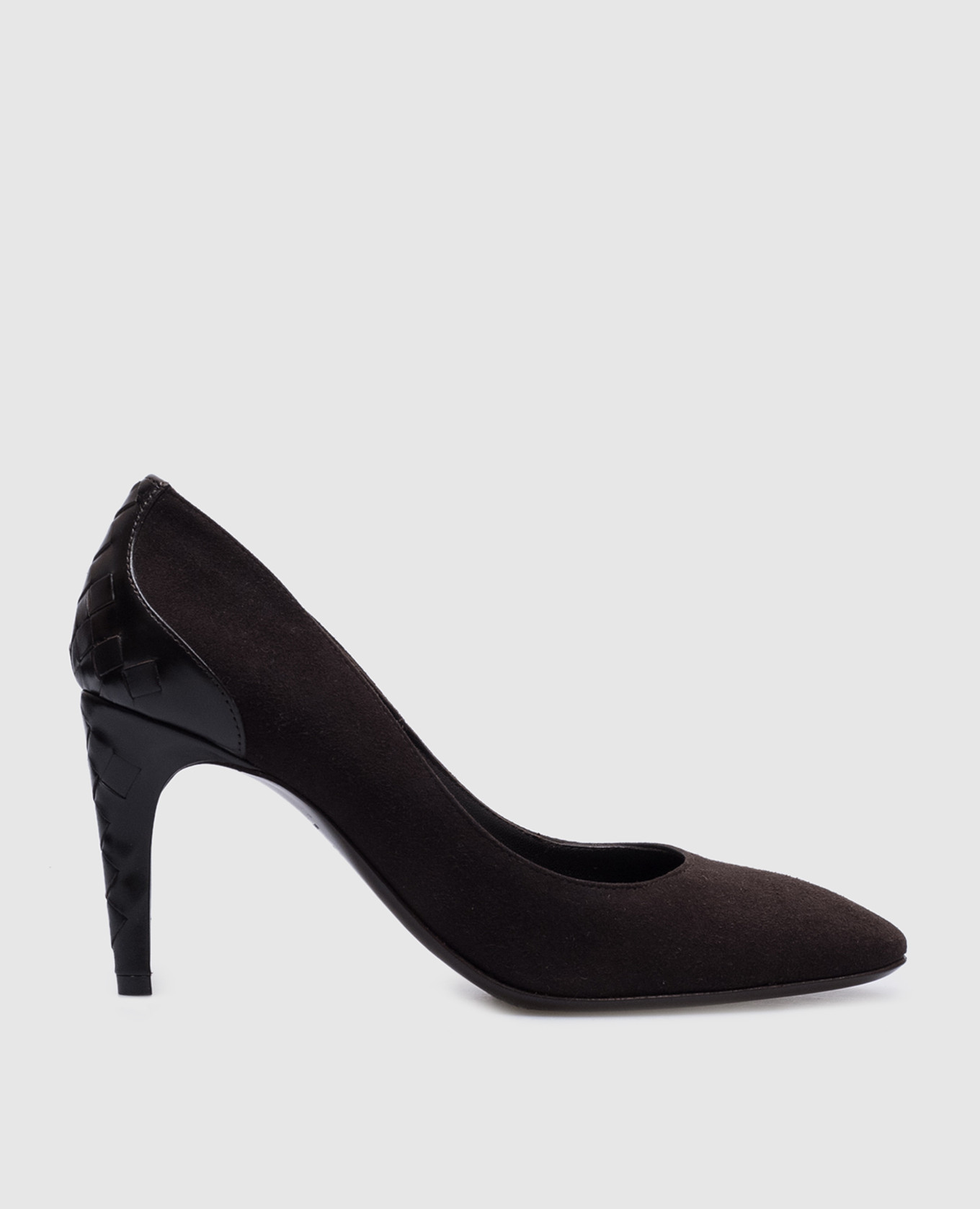 

Brown suede shoes with Intrecciato weave Bottega Veneta