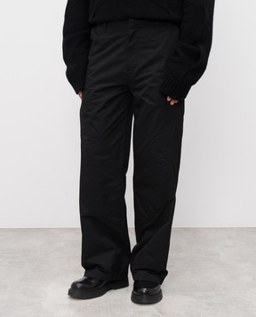 Heliot Emil Black pants CONCORDANCE M10108