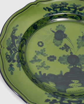 Ginori 1735 Oriente Italiano Green Porcelain Dessert Plate 003RG00FPT110010210236