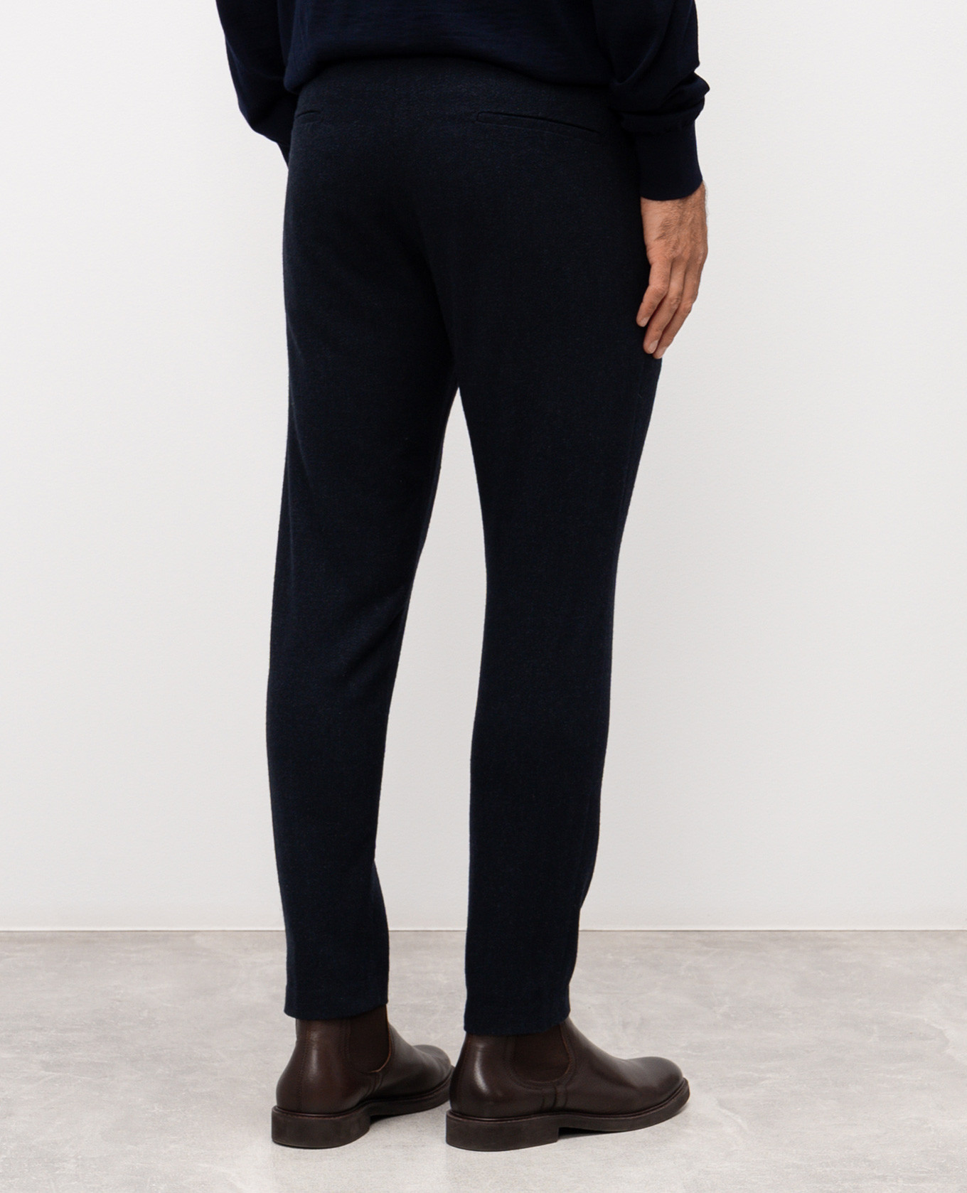 

Blue pants with wool Exibit