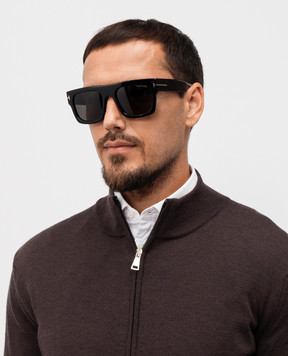 Tom Ford Fausto black sunglasses FT0711