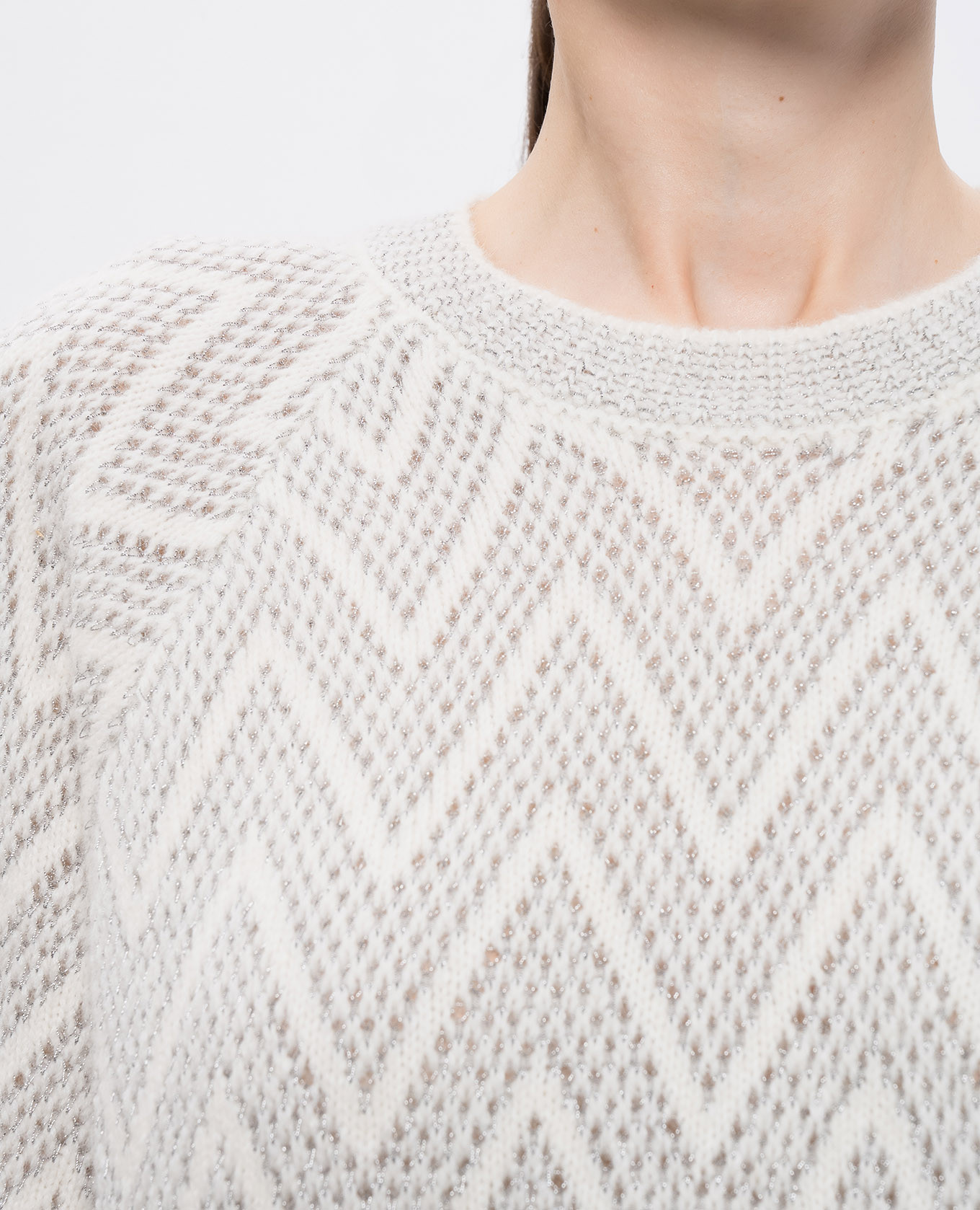 Patterned wool sweater Peserico 5