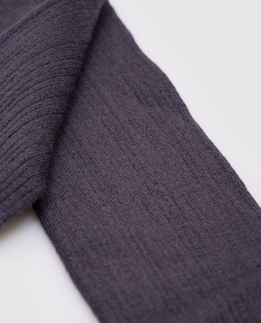 Brunello Cucinelli Blue cashmere tights M62990069