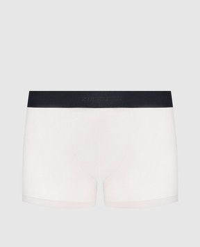 Zimmerli Beige boxer briefs with logo 7001343