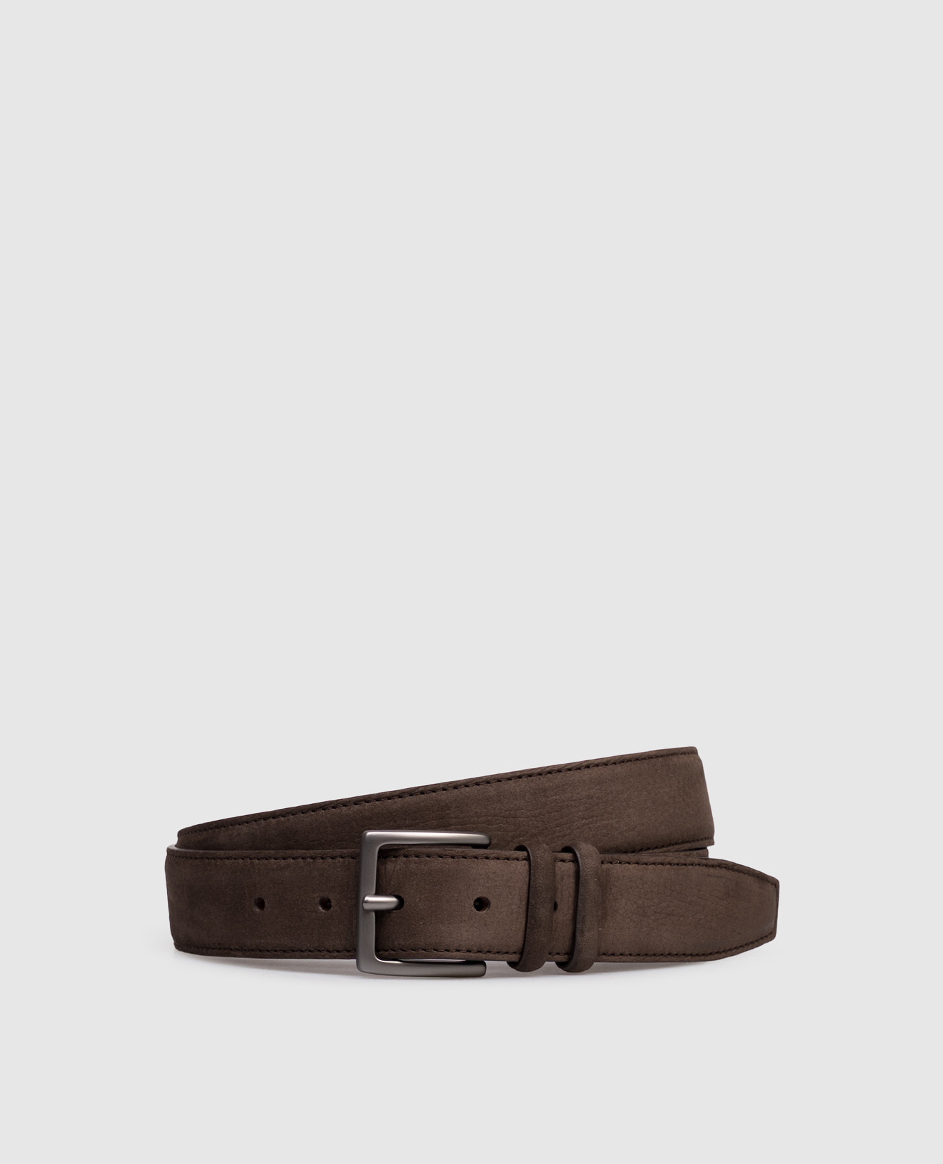 

Brown nubuck belt Orciani