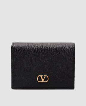 Valentino Black leather wallet with logo 7W2P0AJ3SNP