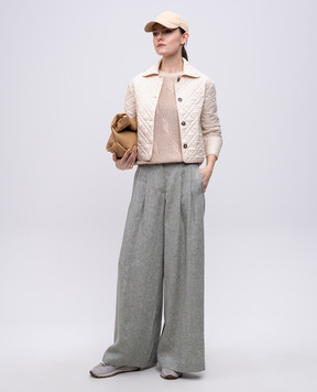 Peserico Beige quilted jacket S23021N6957