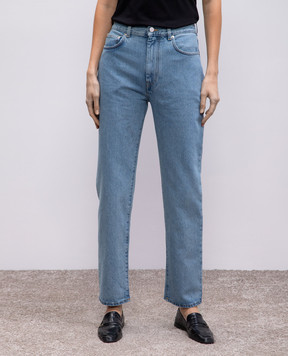 Lou Lou Studio Blue WULAR jeans with logo patch WULAR