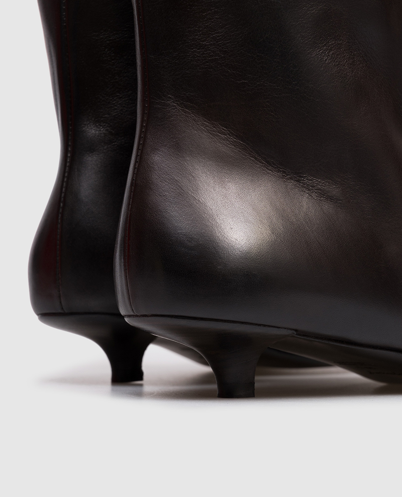 

Brown leather ankle boots Spino Marsell