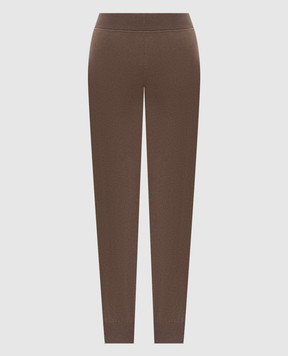 JOSEPH Brown cashmere joggers JF009273