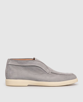 Santoni Gray nubuck deserts WUYA58458TISNPRX