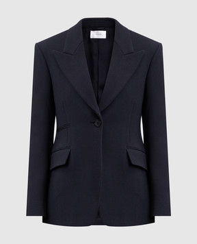 The Row Black Enida jacket with wool 8916W2906