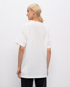 Y`S Yamamoto White T-shirt with print YPT30075
