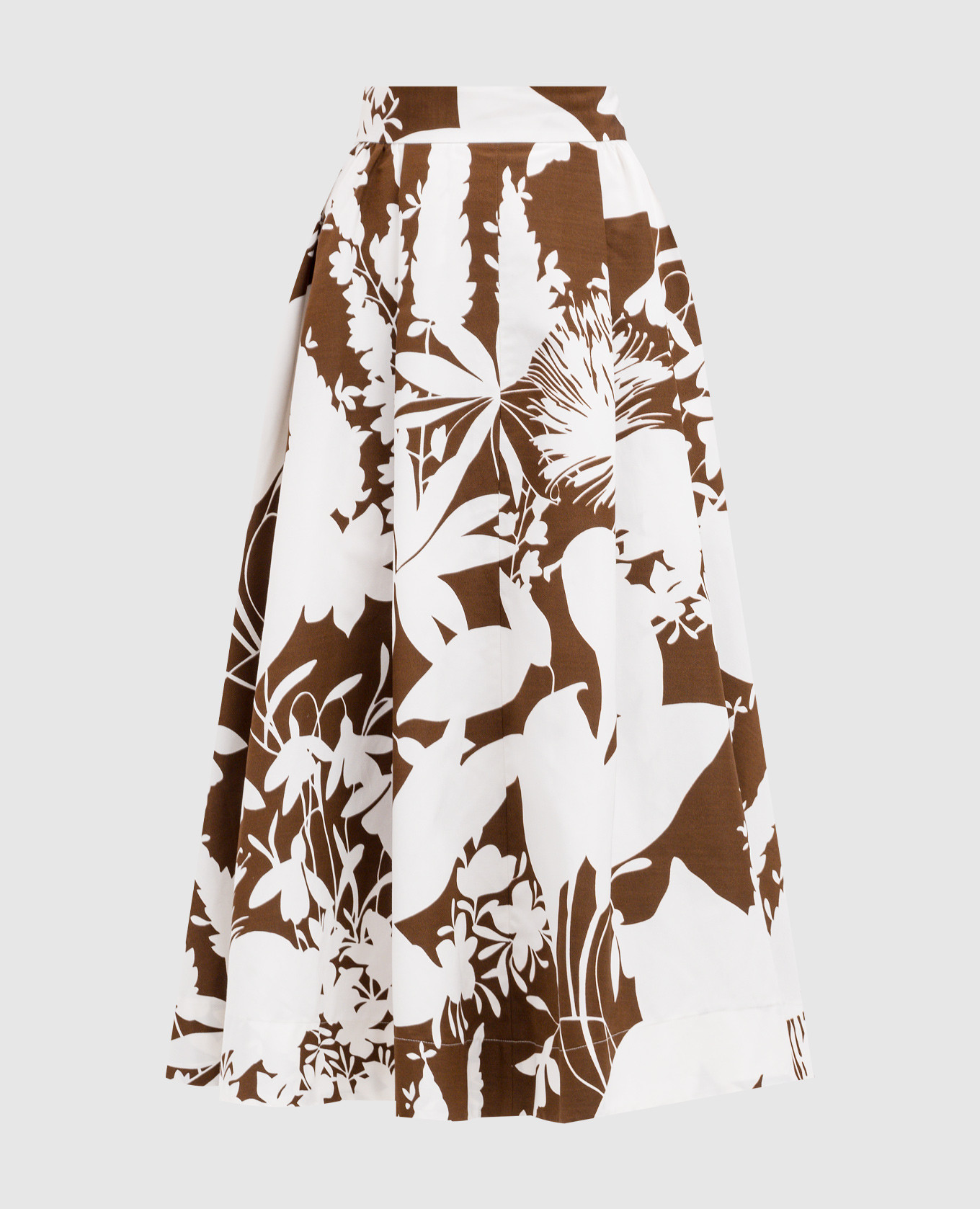 

Shadow skirt in floral print Michael Kors, White