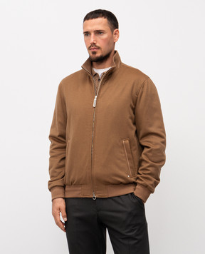 Stefano Ricci Brown cashmere jacket MZJ5300013C0001T