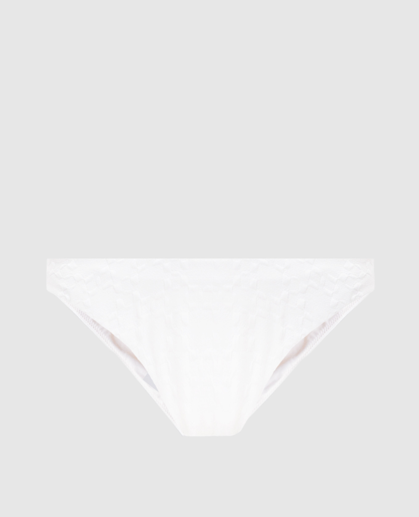 

White monogram logo swimsuit briefs Simkhai