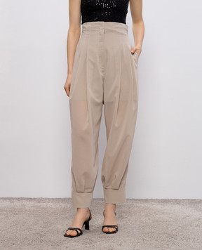 Philosophy di Lorenzo Serafini Beige pants A03082121