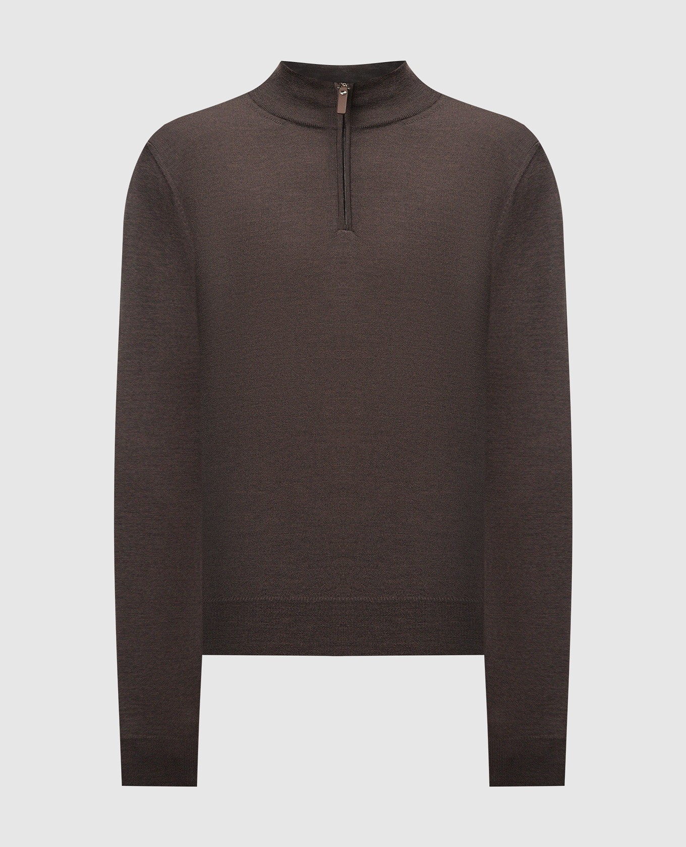 

Brown merino wool jumper Canali