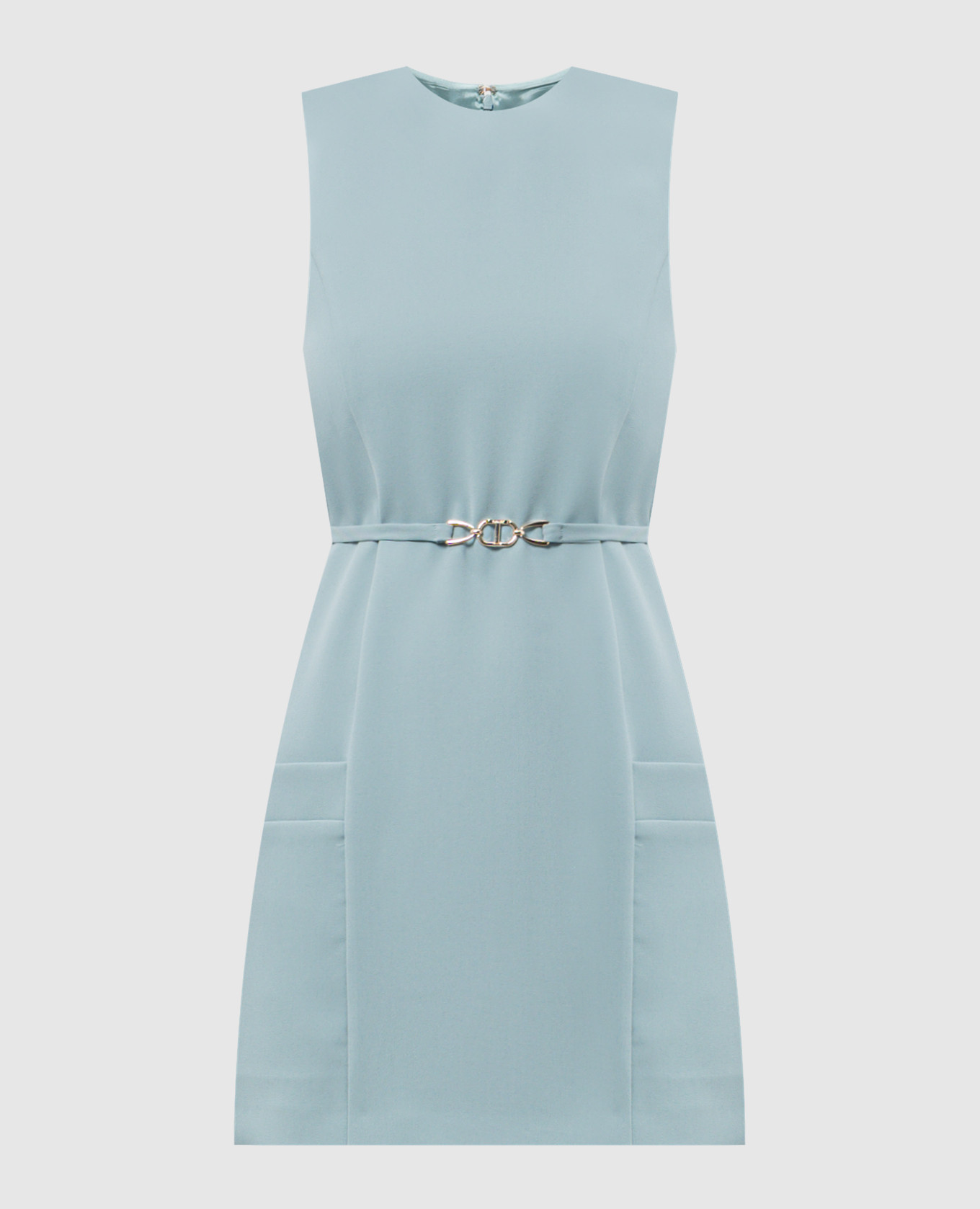 

Blue mini dress Twinset, Light blue