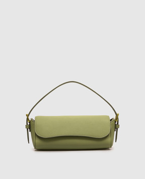 J&M DAVIDSON Bonny green leather baguette bag LBNB0XXNGXX
