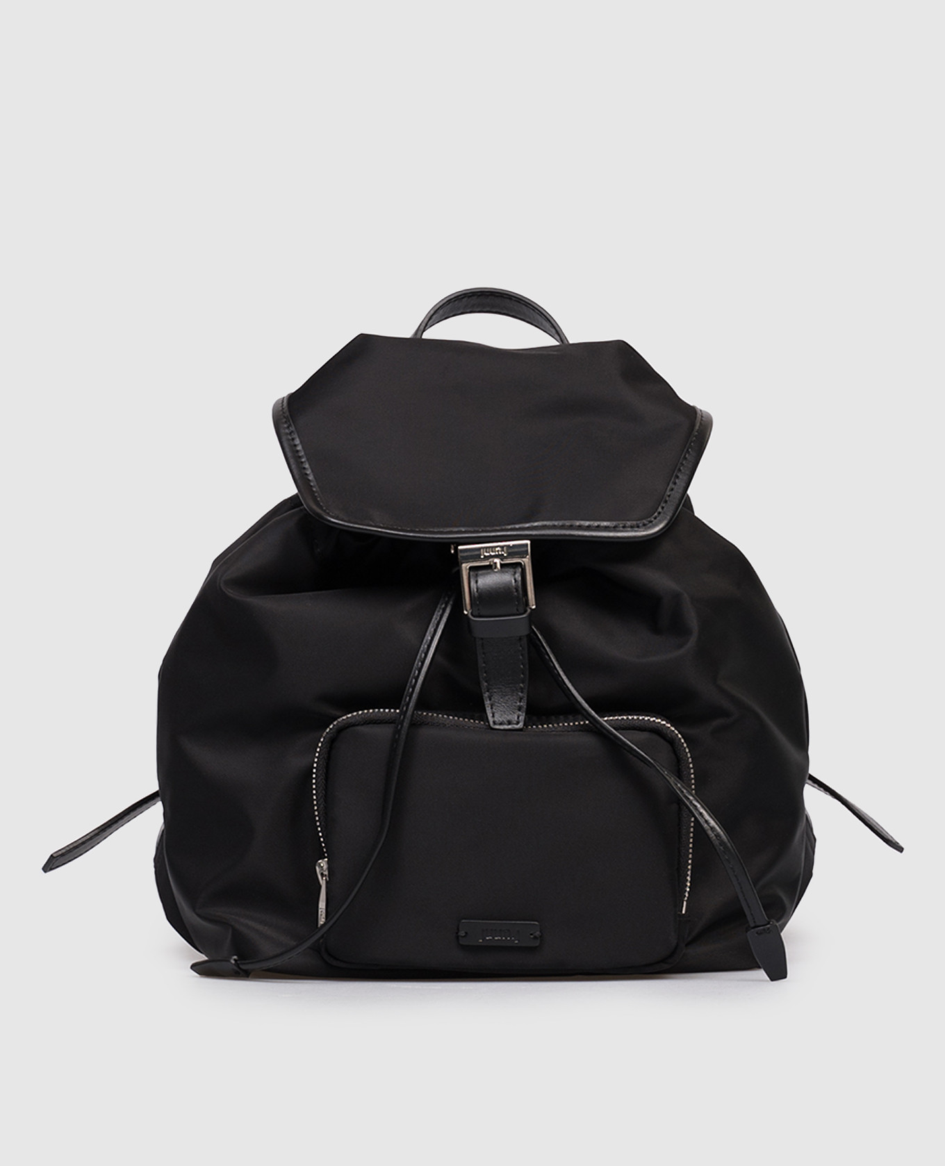 

Black backpack with logo Juun.j