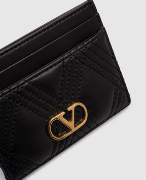 Valentino Black leather cardholder QUILTIE 7W2P0AS1MIC