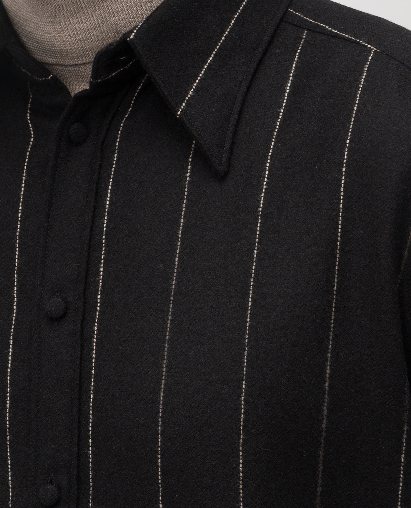 

Black striped alpaca shirt Dolce&Gabbana