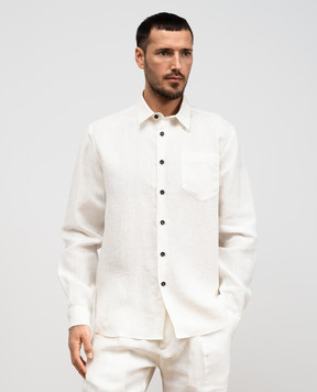 Cashmere&Whiskey White linen shirt 0331900195