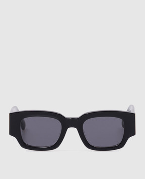Ami Paris Black sunglasses 75001 with metal Ami de Coeur emblem UGL507AM0004w