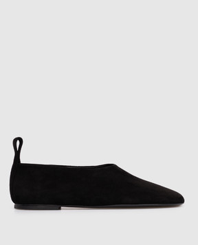 Sofie D`Hoore Black suede ballet flats FONTANA FONTANADAIM
