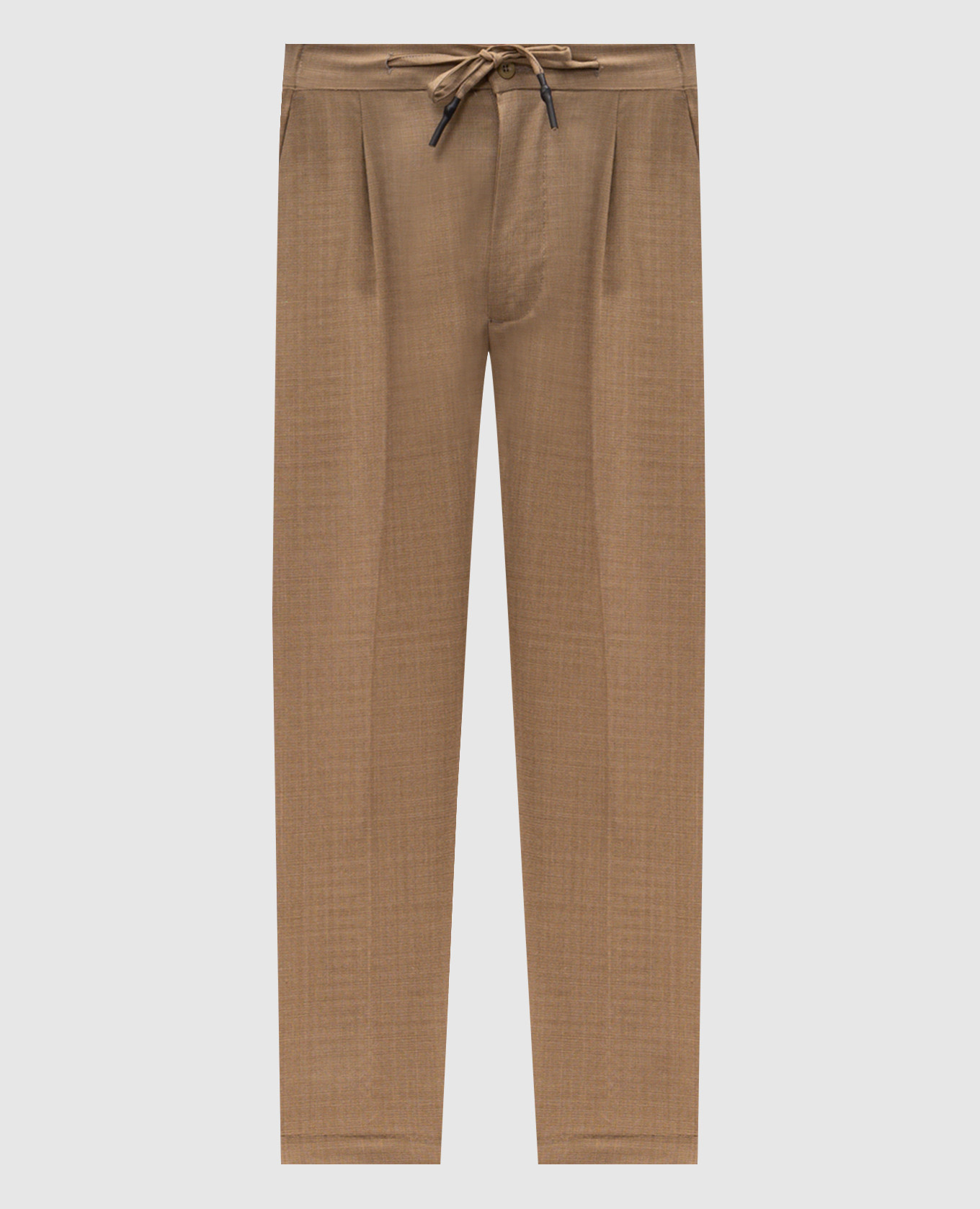 Brown wool pants Exibit