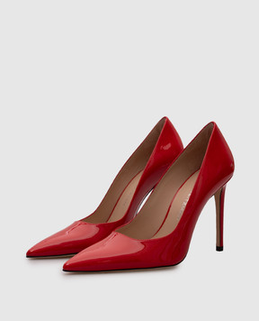 Stuart Weitzman Red patent leather POWER shoes SJ956