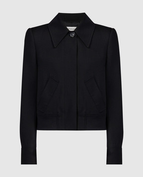 Max Mara Sportmax Smalto black wool jacket SMALTO