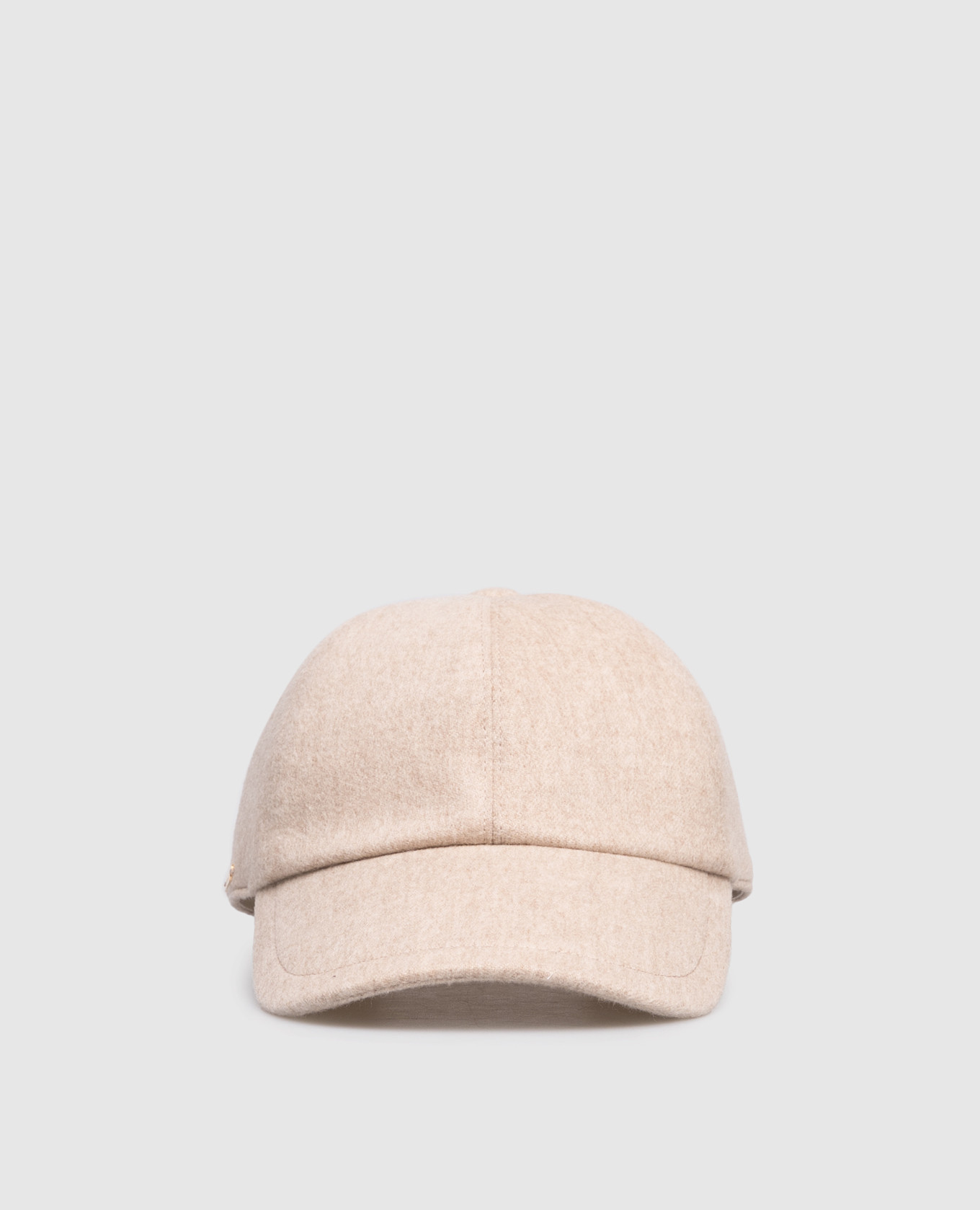 

Beige cashmere cap Enrico Mandelli