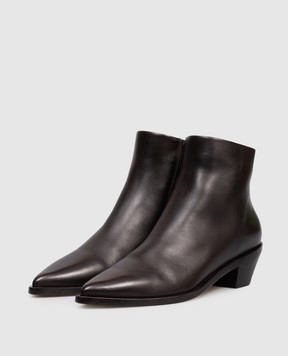 Marsell Brown leather boots Stuzzichello MW6192P012
