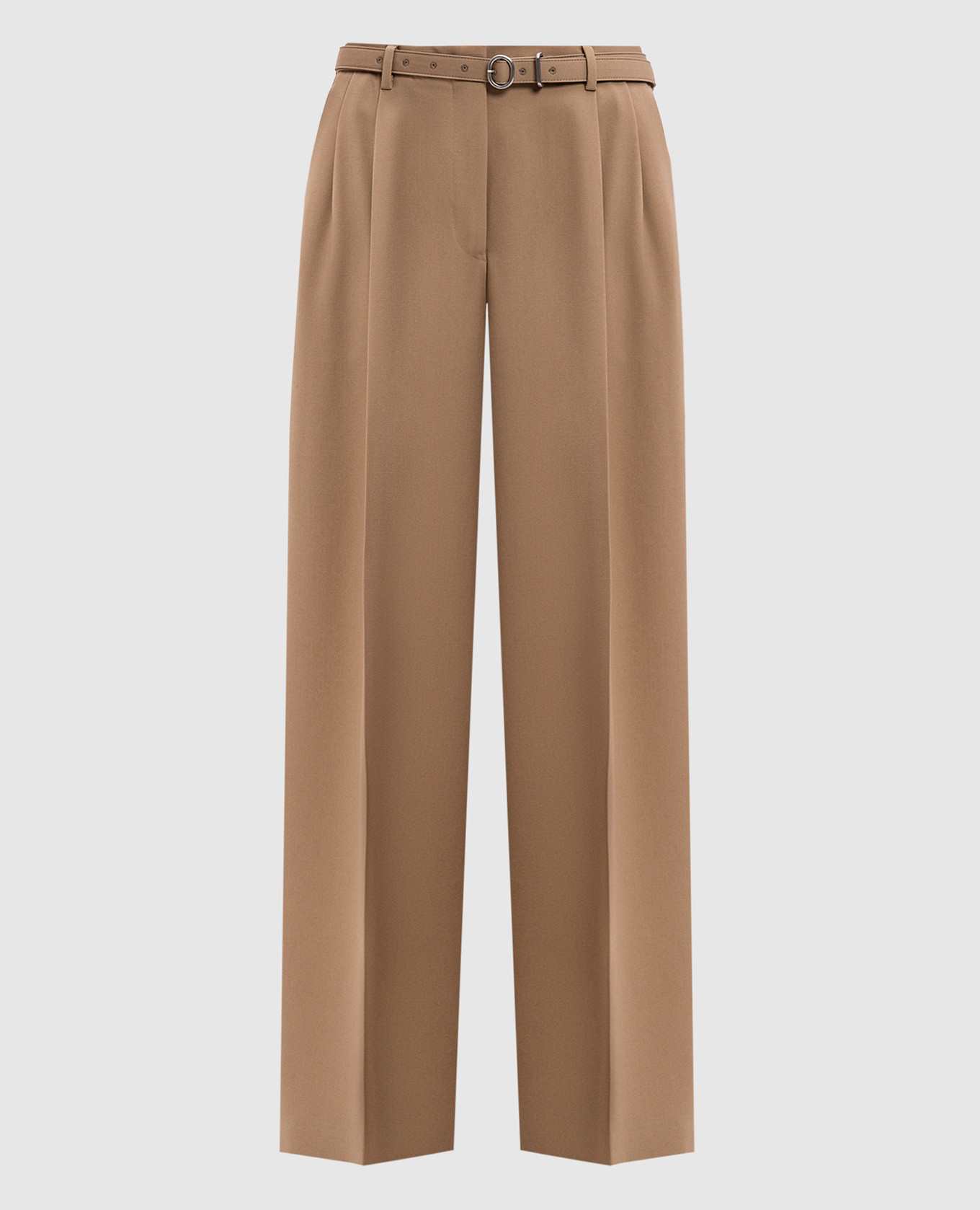 

Beige pants made of wool with a belt Jil Sander