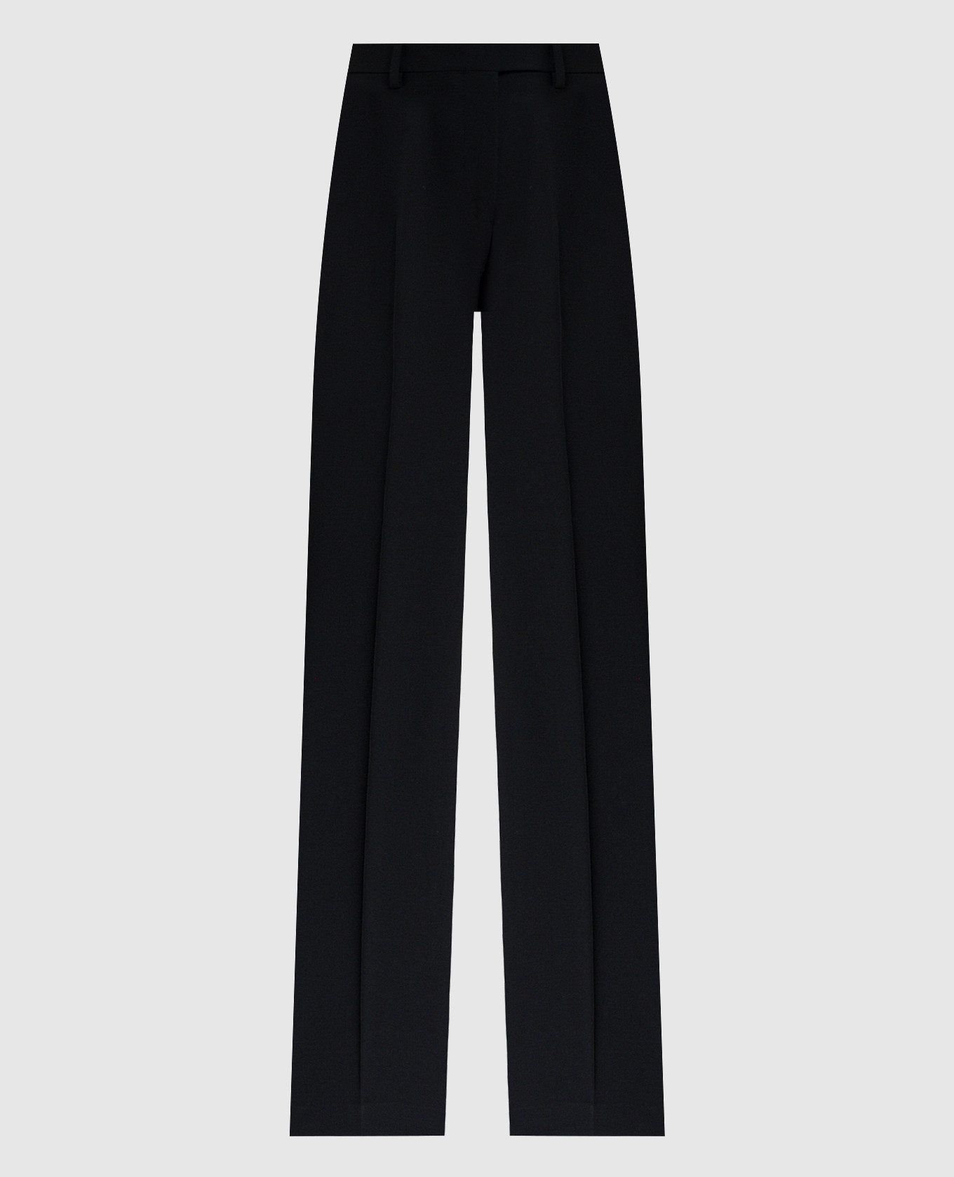 

Black wool and silk high-rise pants Tom Ford