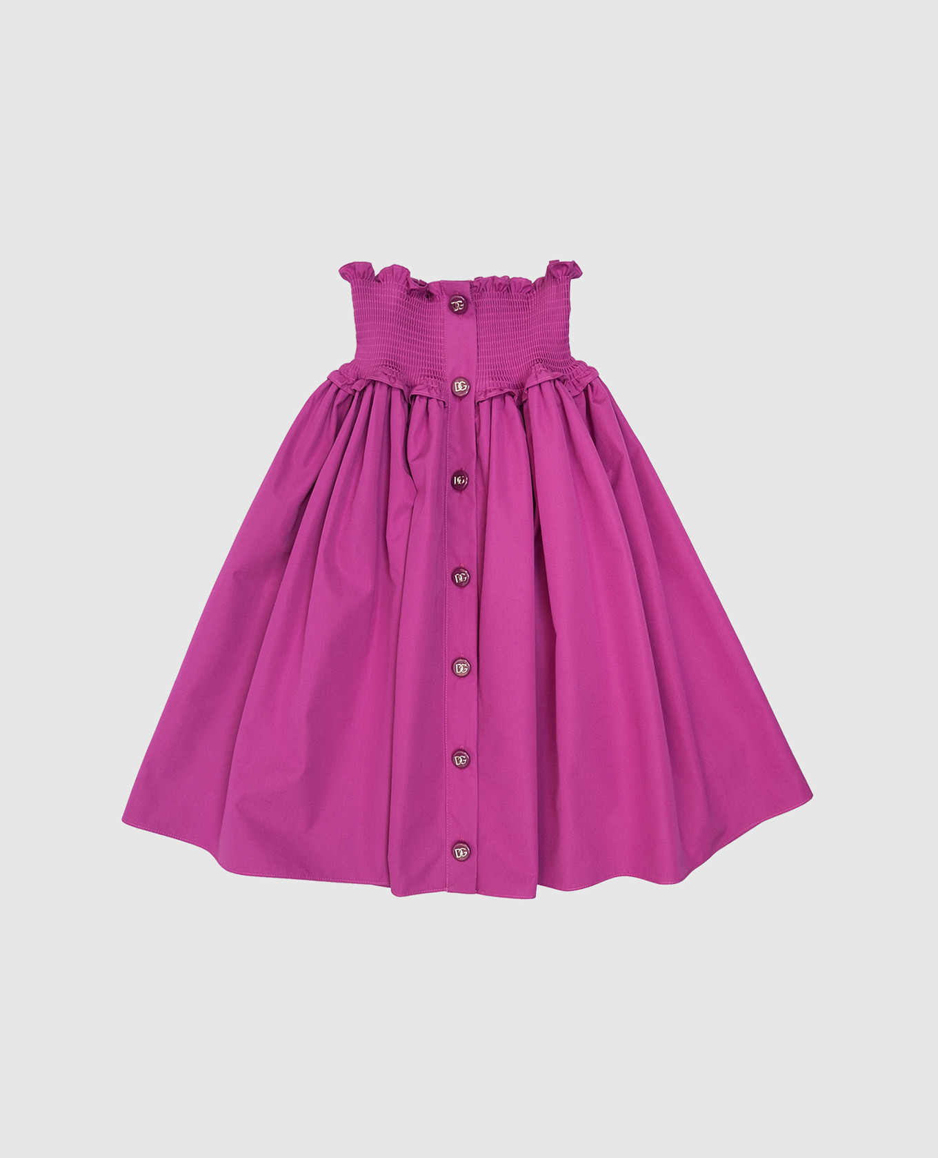Children&#39;s purple skirt with drapery Dolce&Gabbana