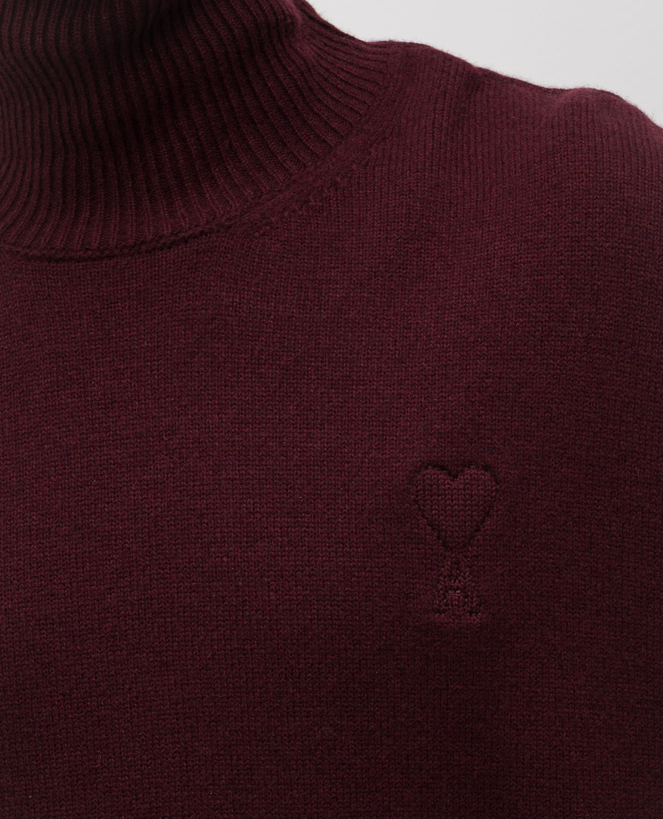 

Burgundy wool and cashmere sweater Ami Paris
