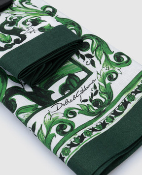 Dolce&Gabbana Set of printed linen napkins TCGS04TCAG9