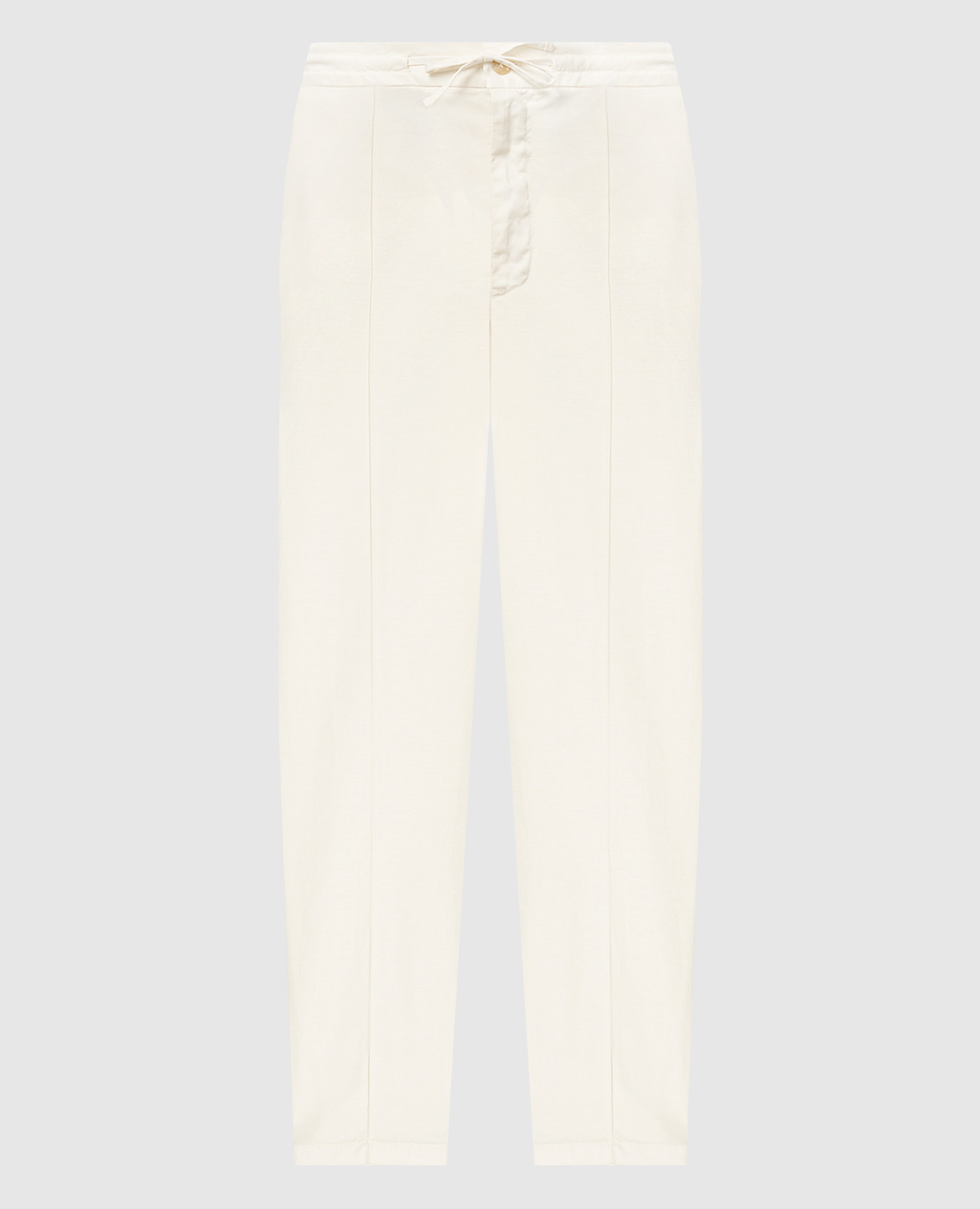 

Yellow pants with linen Canali