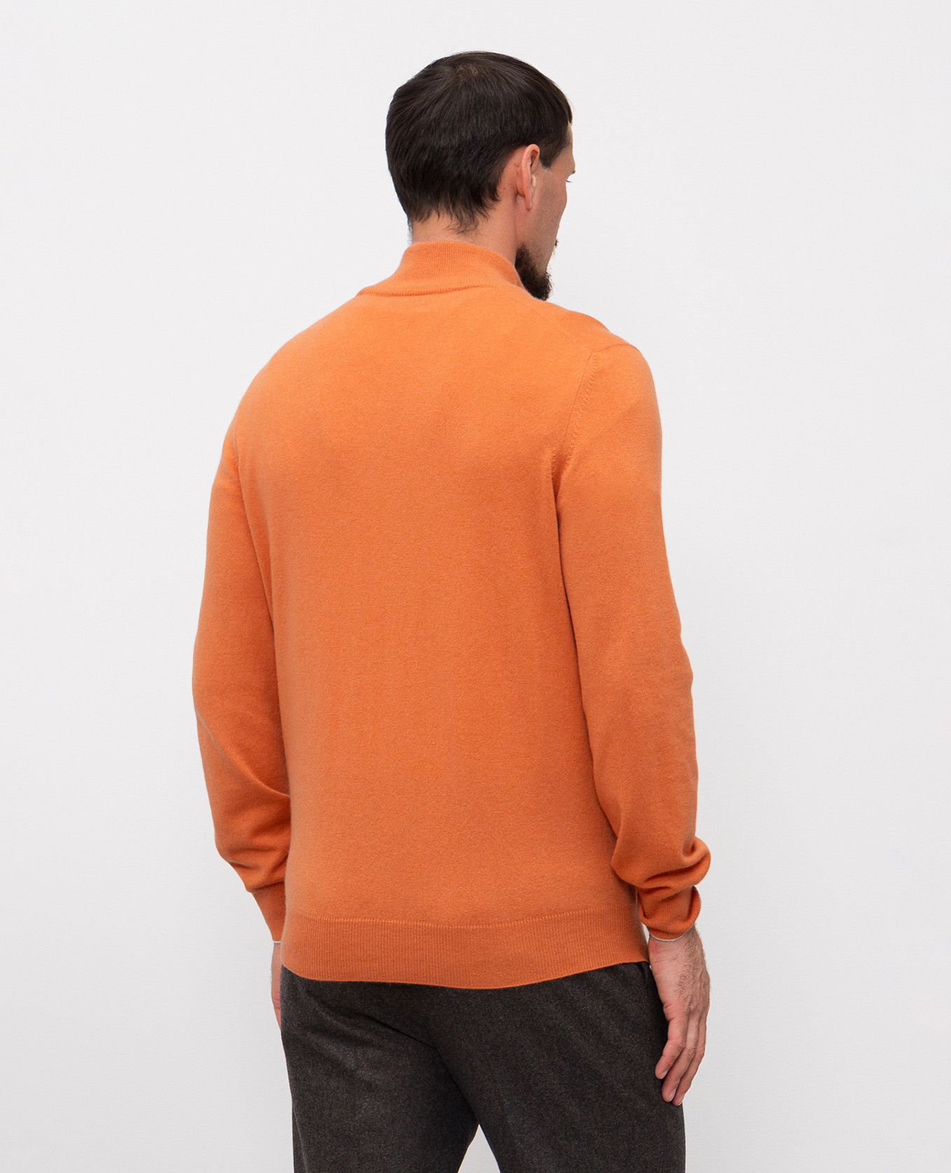 

Orange cashmere jumper Brunello Cucinelli
